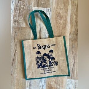 The Beatles Jute Shopper Tote RARE